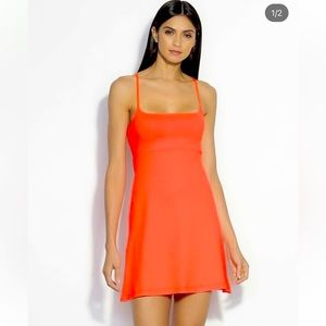 Mini Orange Dress by Susana Monaco